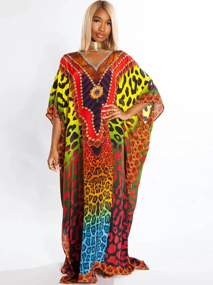 Beach Dress Kaftan Pareo Sarongs Sexy Cover-Up Bikini Swimwear Tunic Swimsuit Bathing Suit Cover Ups Robe De Plage Q1229 | Женская