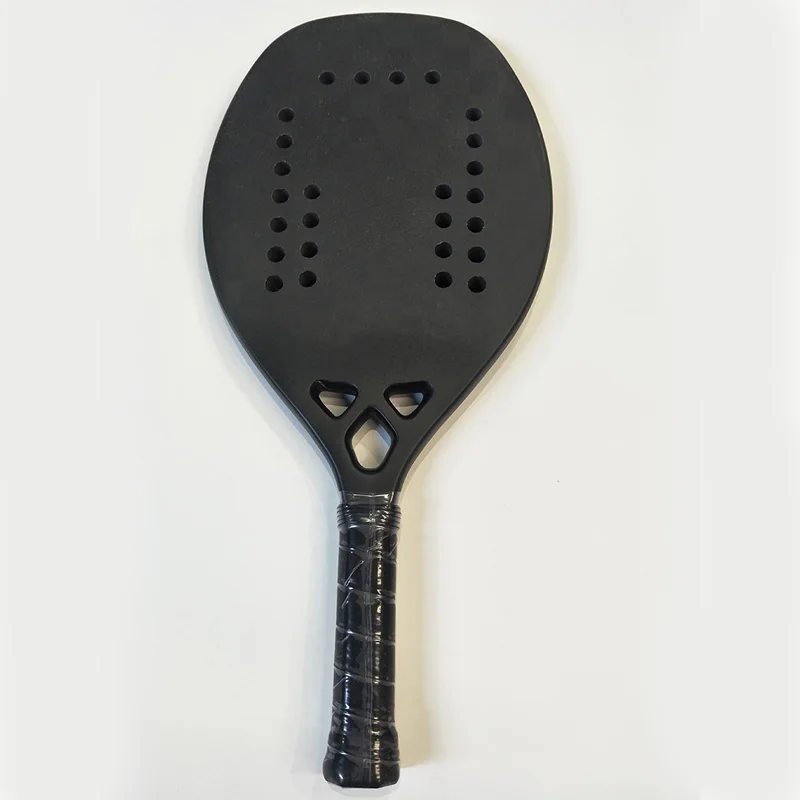 

Youth Full Carbon Beach Tennis Racket Mens Professional Soft EVA Face Beachtennis Racquet 18K Adult Unisex Padel Rackets