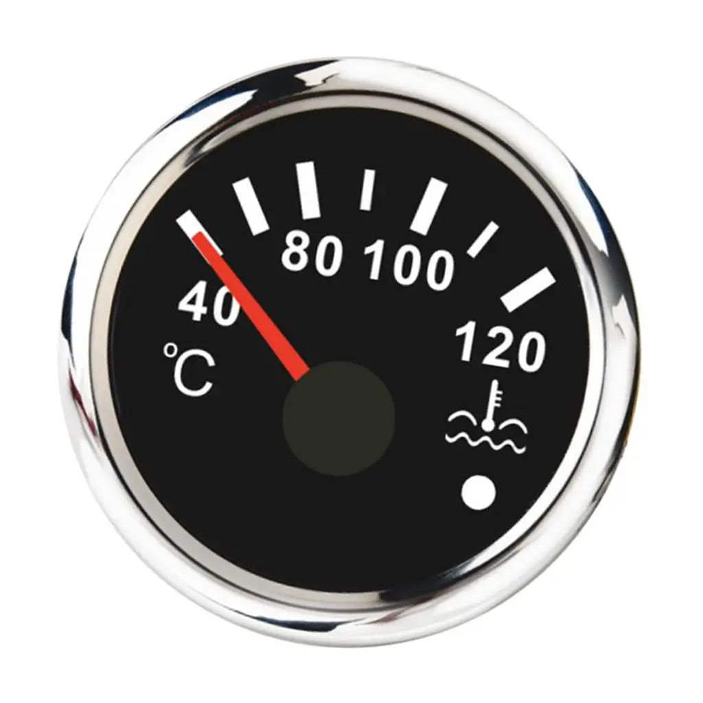

52mm 2inch 40-120 ℃ Marine Boat Water Temperature Gauge Meter