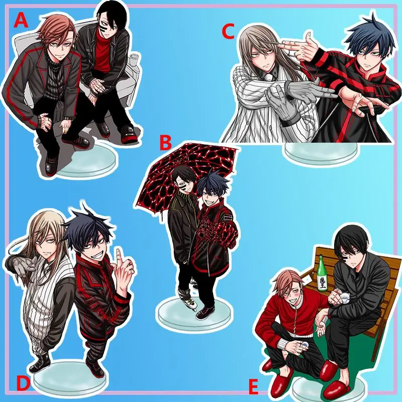 

Anime Stand Tougen Anki Ichinose Shiki Oiranzaka Kyouya Acrylic Figure Display Desktop Decoration 15cm