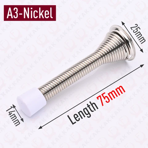 Дверной стопор KAK черный/никель/золотой