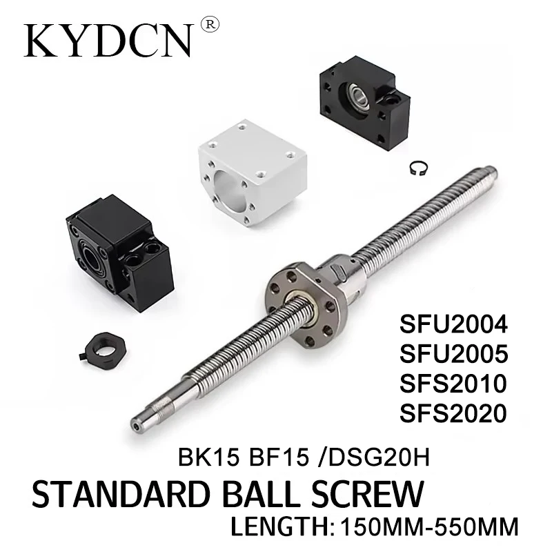 SFU2004 SFU2005 SFS2010 SFS2020 Шариковый винт Длина 150-550 мм гнездо с гайкой и опорным сиденьем