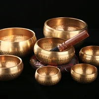 %ef%bc%888 9 5cm leather sticknepal handmade tibet buddha bowl yoga meditation chanting bowl brass chime music therapy singing bowl
