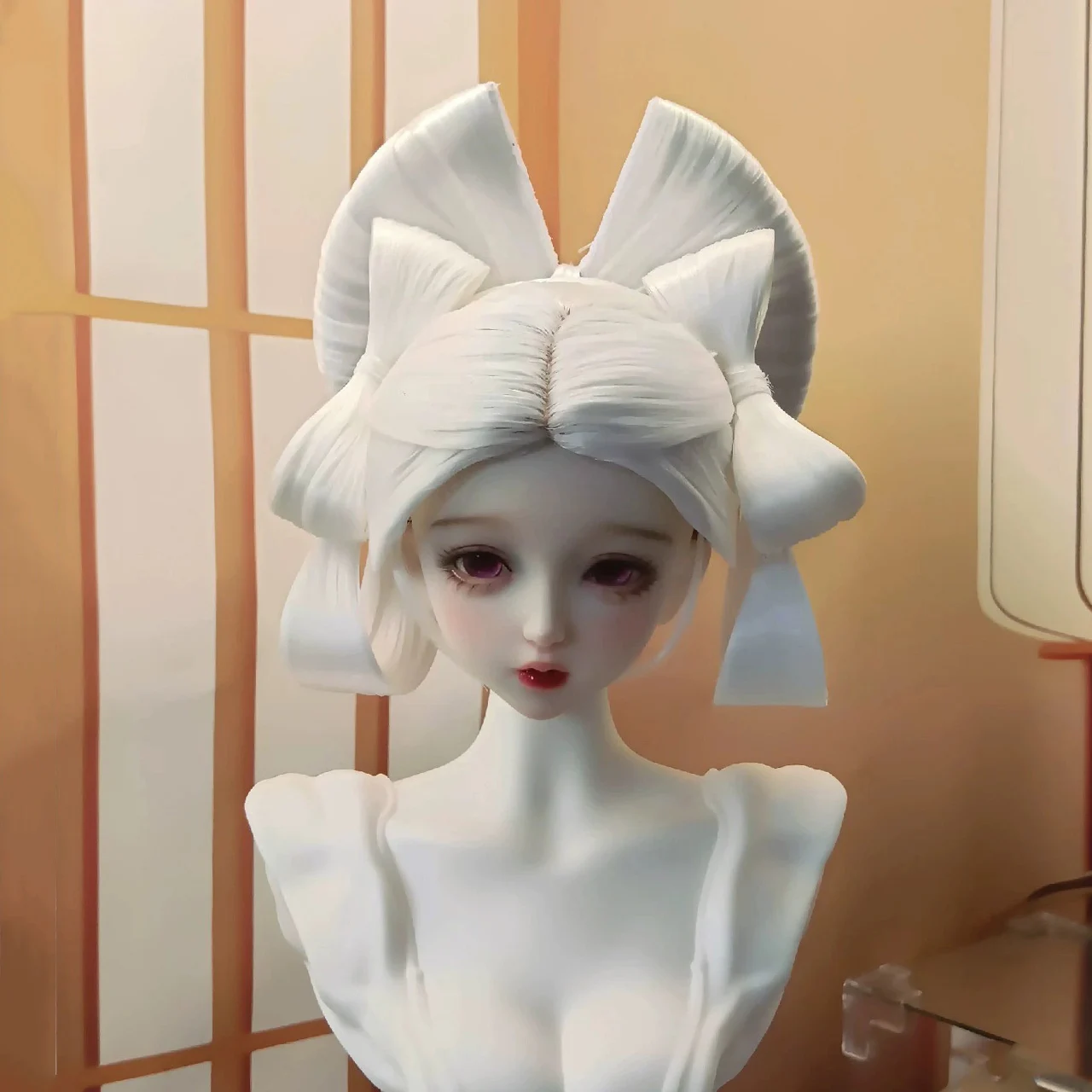 Парик для шарнирной куклы в старинном стиле 1/6 1/4 1/3