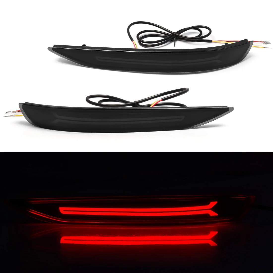 

Фонарь заднего бампера, Рефлектор для Chevrolet Equinox 2017, 2018, 2019, 2020, 2021, тормозной фонарь, динамический сигнал поворота, 12 В