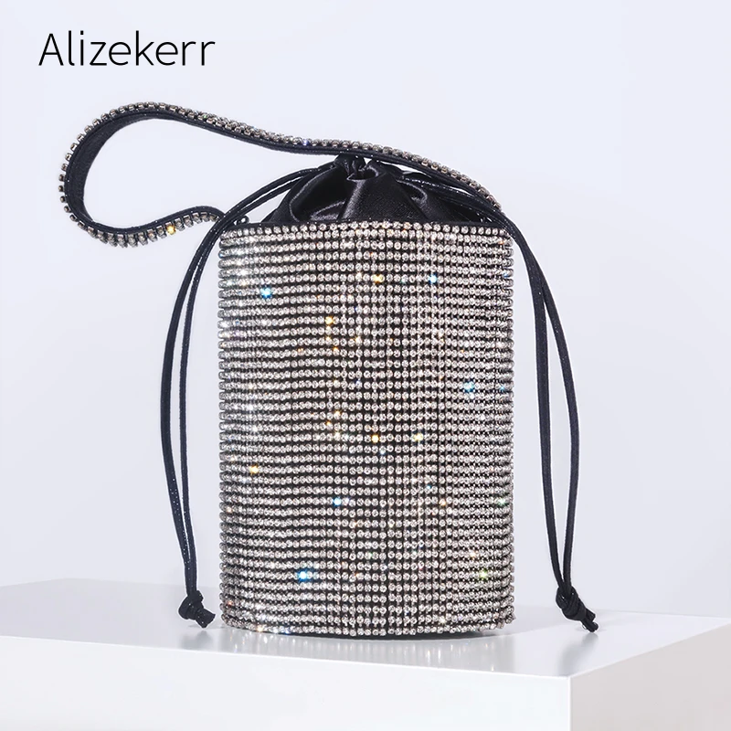 Женская вечерняя сумка-ведро с бахромой Роскошный дизайнерский клатч