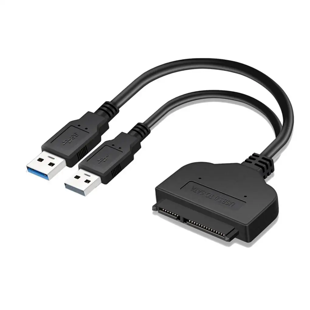 

Кабель-адаптер 22-контактный SATA-USB 3 0 для жестких дисков 2 5 дюймов SATA, преобразователь, замена для Windows 10 8 7