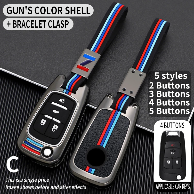 

New Car Key Cover Case Shell Bag for Chevrolet Cruze Aveo Trax Sail Malibu Captiva Opel Vauxhall Astra J Corsa Insignia Mokka