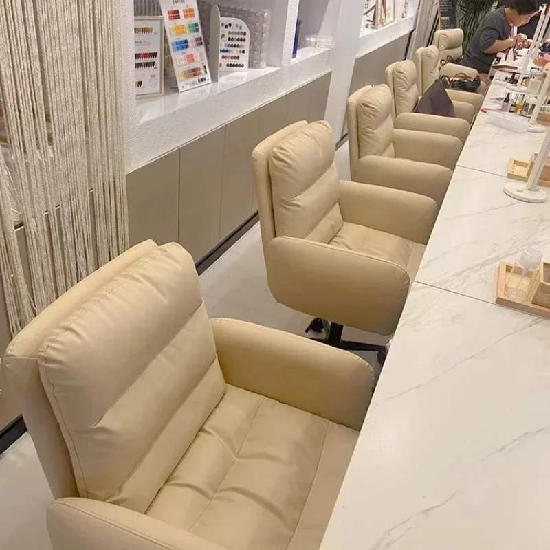 Магазин маникюрного стула стул со спинкой для макияжа в спальне легкий роскошный