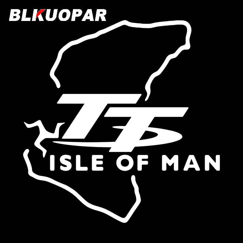 

BLKUOPAR Isle Of Man TT карта гоночный автомобиль наклейка наклейка графика высечка окна багажник бампер караван защита двери автомобиля