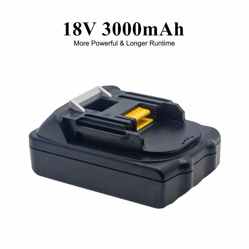 

Аккумуляторная батарея BL1860, 18 в, 2021 мАч, литий-ионная батарея для Makita BL1840, BL1850, BL1830, BL1860B, LXT, 6000