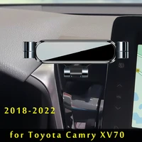 car phone holder for toyota camry xv70 2021 2022 2018 2019 car styling bracket gps stand rotatable support mobile gps steady