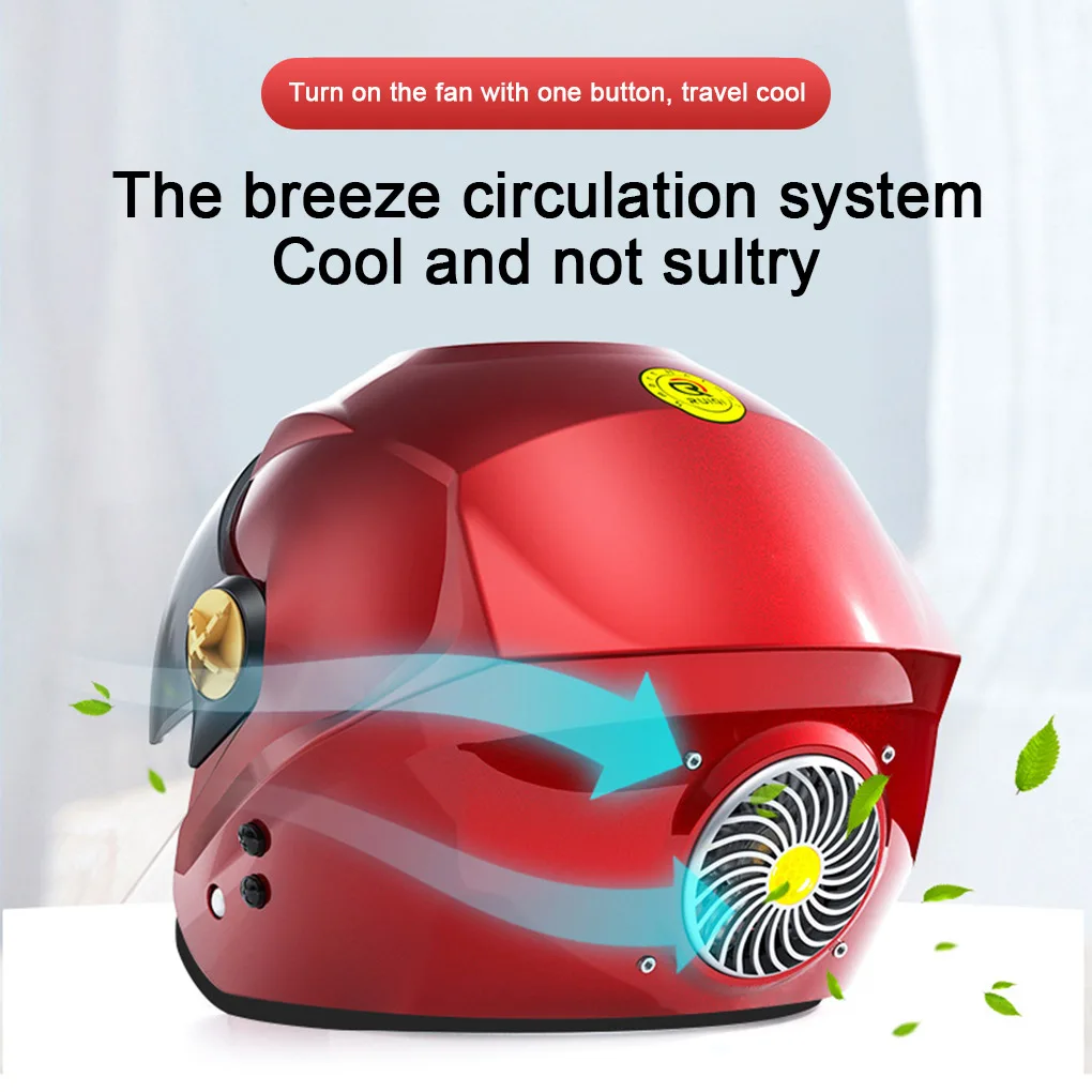 

Motorcycle Helmet Smart Bluetooth-compatible Safety Cap Solar Bike Plastic Hard Hat Electric Vehicle Sunshield Black