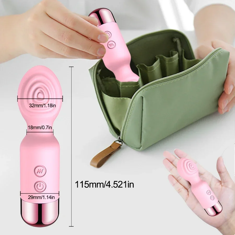 10-скоростной мощный AV вибратор волшебная палочка Стимулятор клитора массажер