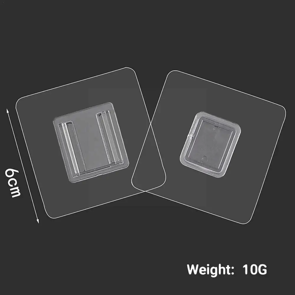 

Самодельные двухсторонние клеящиеся настенные крючки, вешалка, Прочные прозрачные крючки, присоска, настенный держатель для хранения для к...