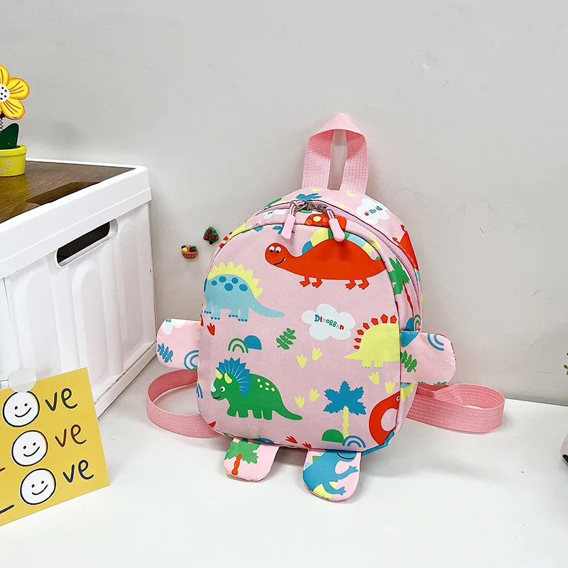 

Children's Backpacks 2023 New Cartoon Printing Boys and Girls' Kindergarten School Bags Cute Little Dinosaur Travel Backpacks