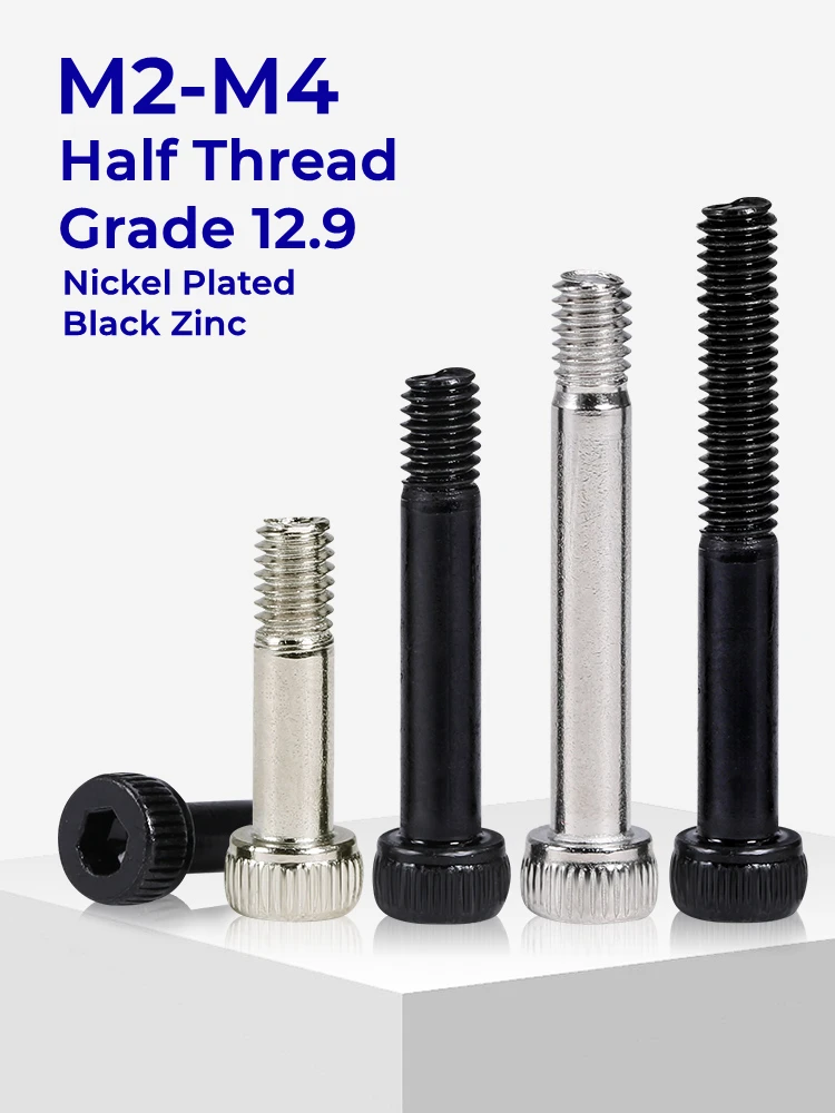 

Винты с шестигранной головкой M2 M3 M4 из никелированной черной углеродистой стали класса 12,9