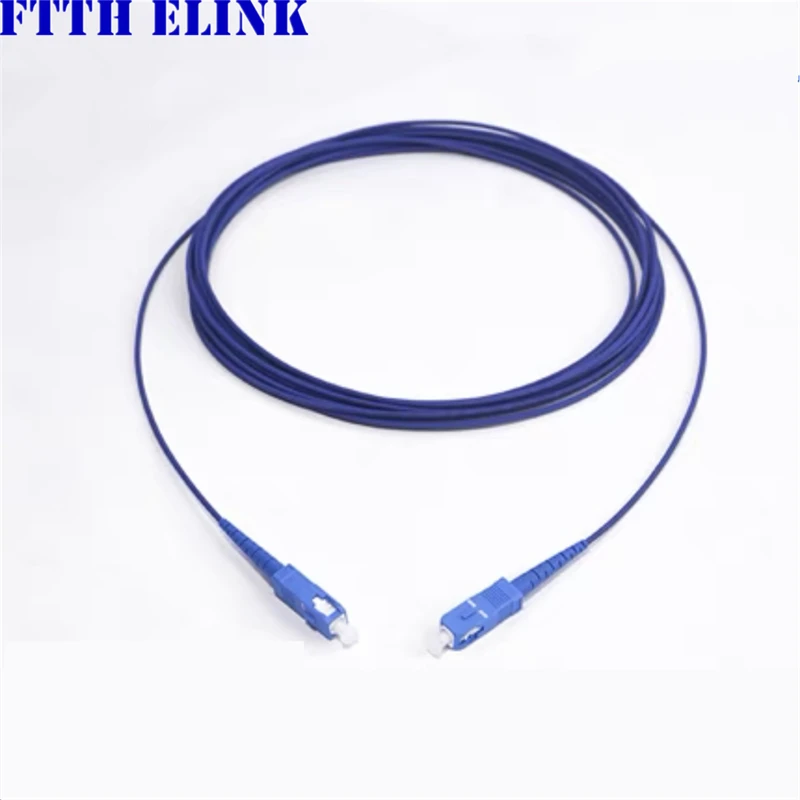 150m200m250m300m 1C Armored 2.0mm Fiber Patch Cord Simplex sx SM SC LC FC ftth jumper 1 core optical fibre Singlemode cable