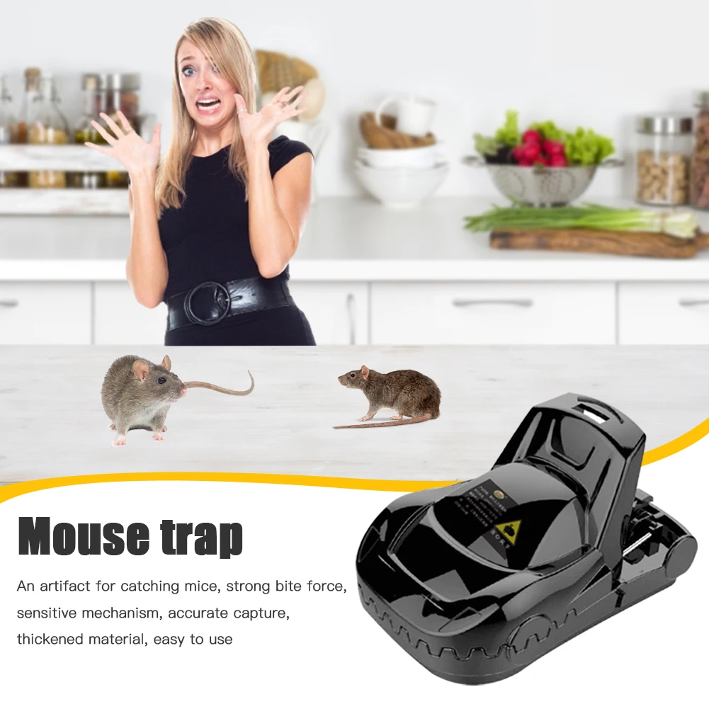 

Reusable Mouse Traps and Plastic Rat Traps 1Pcs Mice Mousetrap Bait Snap Spring Rodent Catcher Pest Control For home