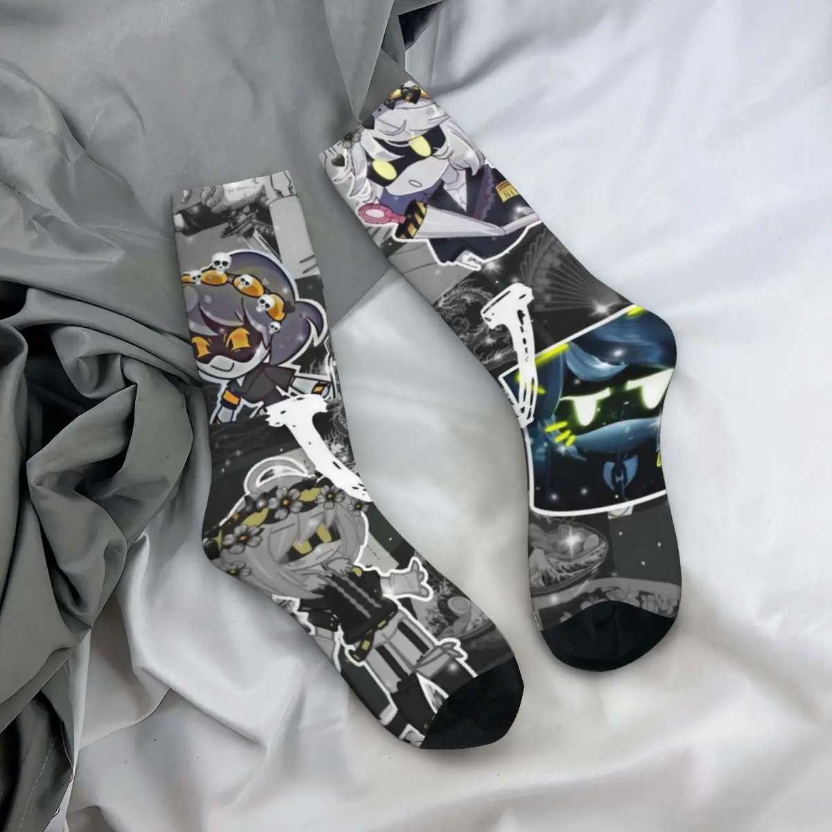 Разноцветные носки для убийц дронов N And Uzi из полиэстера длинные унисекс