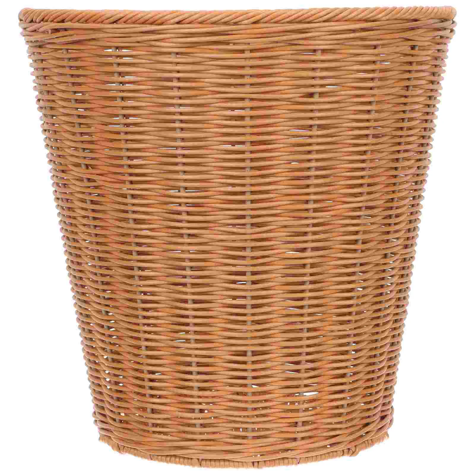 

Basket Waste Garbage Kitchen Rattan Trash Wicker Seagrass Woven Laundry Storage Containers Baskets Bin Pot Can Water