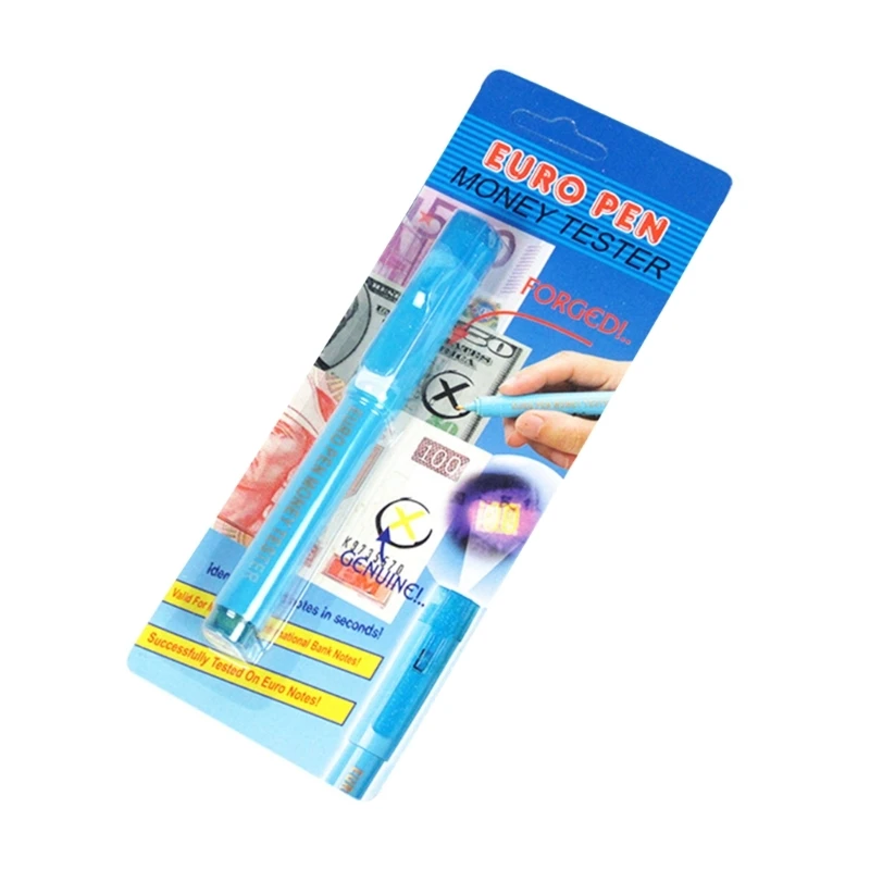 2 в 1 детектор поддельных банкнот тестер ручка универсальная портативная
