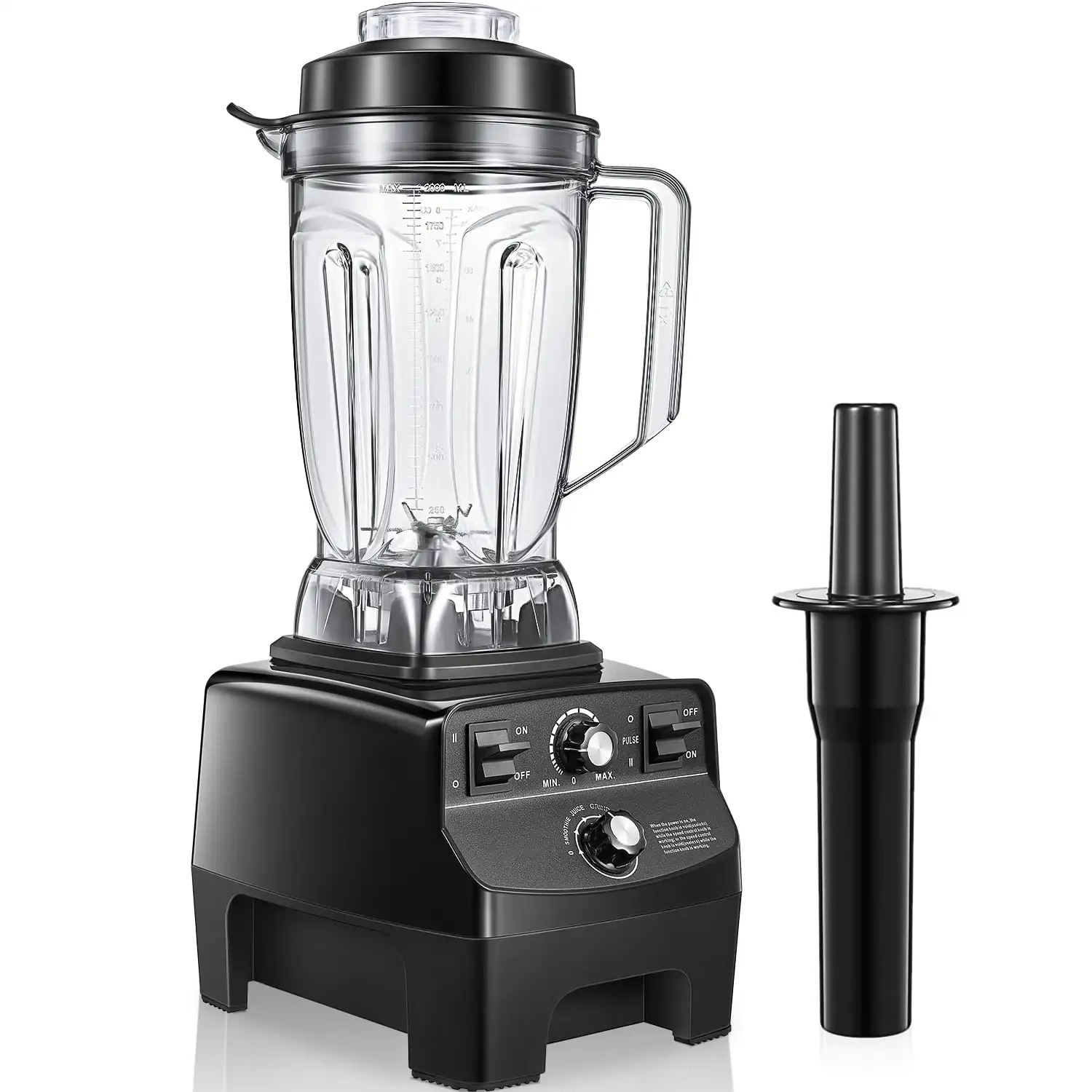 Professional Blender, Countertop Blender for Kitchen, 1800W High Speed Smoothie Maker