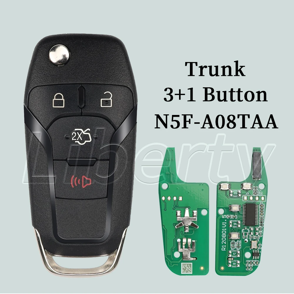 

Liberty N5F-A08TAA ID49 чип 315 МГц откидной дистанционный ключ для Ford Escort Fusion F150/F250 2013-2016 Explorer Transit Connect 2019+