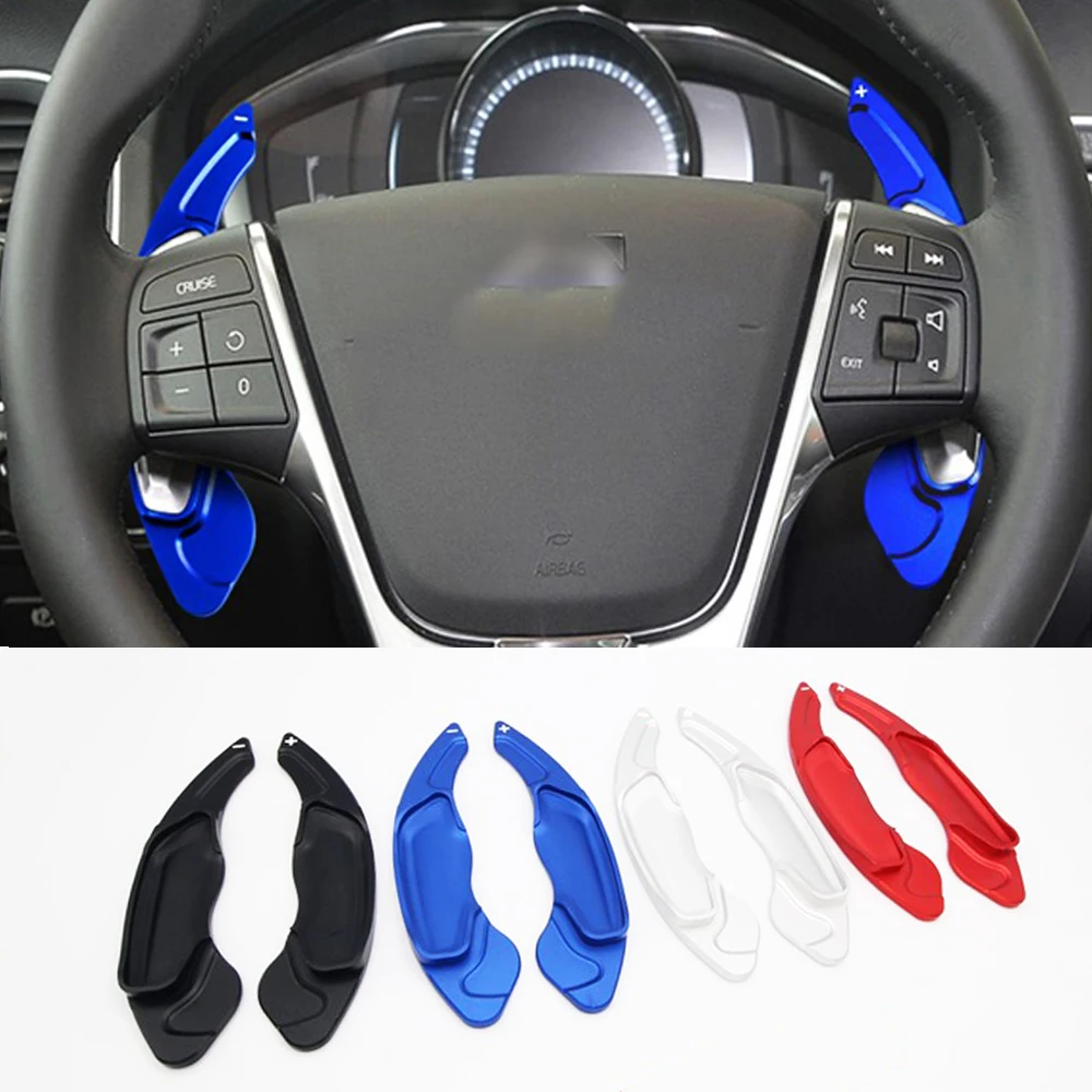 

Car Steering Wheel DSG Shift Paddle Extension Shifter Sticker For Volvo S60 D4 D5 XC60 T5 T6 S80 XC70 T6 V60 V40 Car Accessories