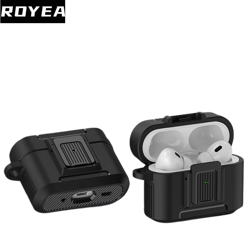 

Case for Airpods Pro 2 3 1 Generation Armor Cover for Airpods Pro2 Headphone Case with Switch Lock Keychain