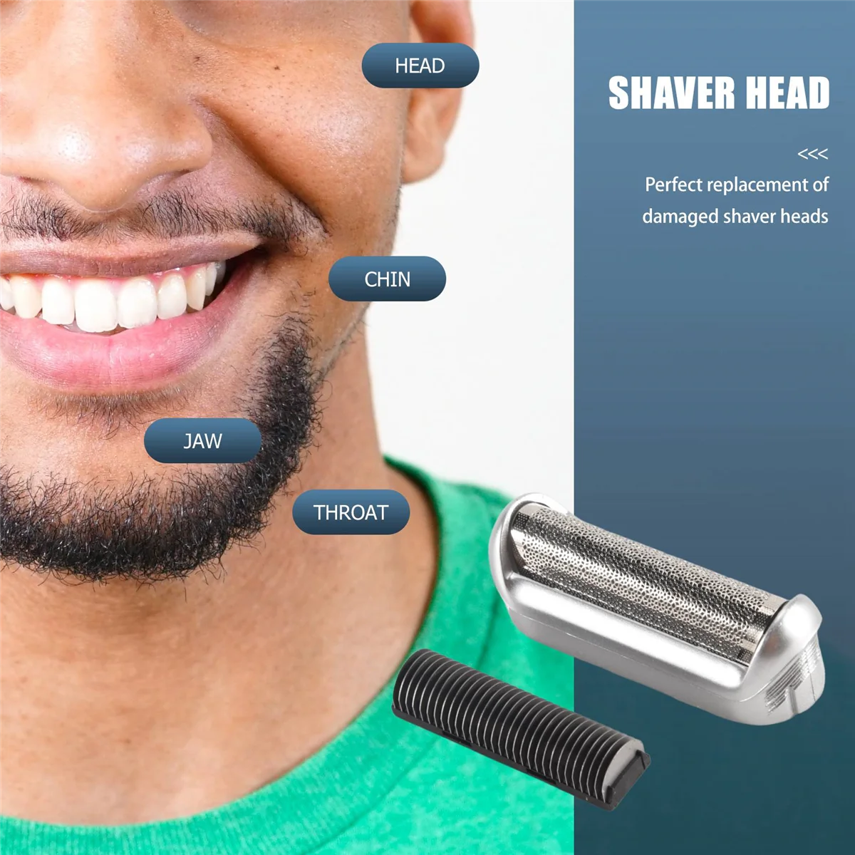 Сменный комплект режущей фольги для бритвенных лезвий сменная сетка бритвенной