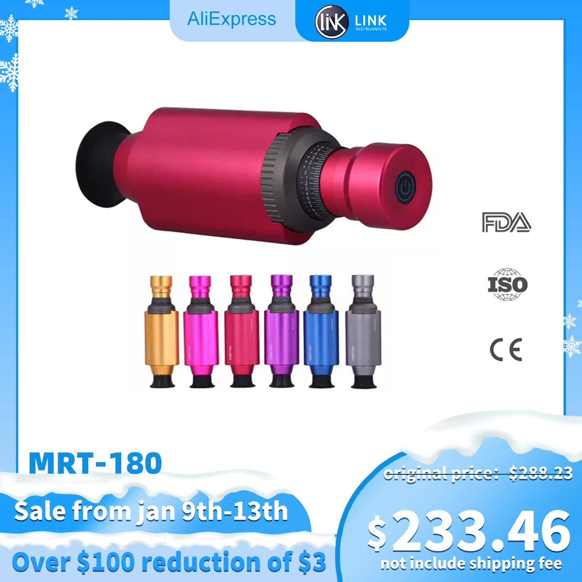 

Portable Hand Held Manual Refractometer Vision and Amblyopia Test MRT-180