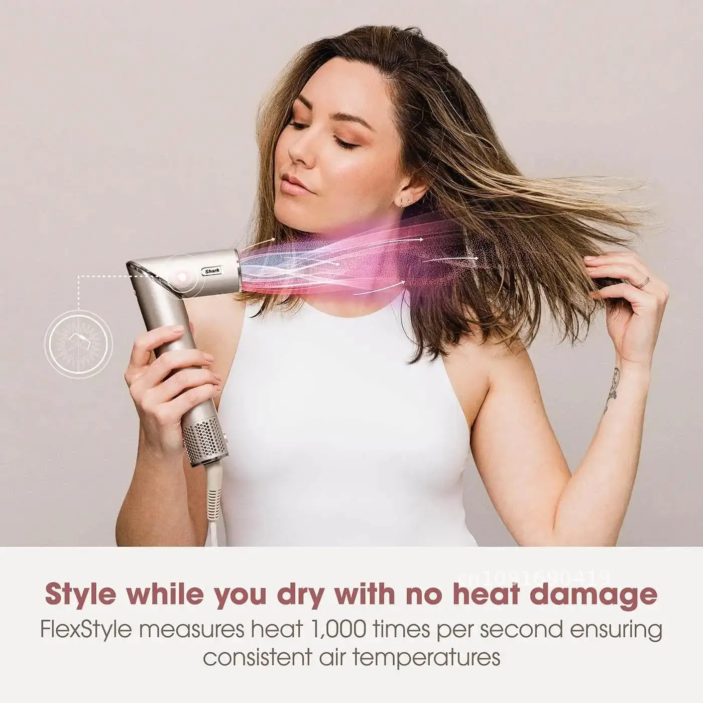 Shark HD430 FlexStyle 5-в-1 Air Styler и волосы с автоматической оберткой для волос выпрямителем