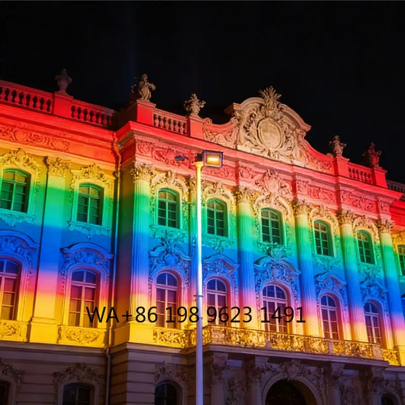 52W RGB IP65 Алюминиевый DMX прожектор-радуга для стадионов, садов, площадей, зданий и проектов наружного освещения (art.: 3920dac08d2ad) - 3920dac08d2ad