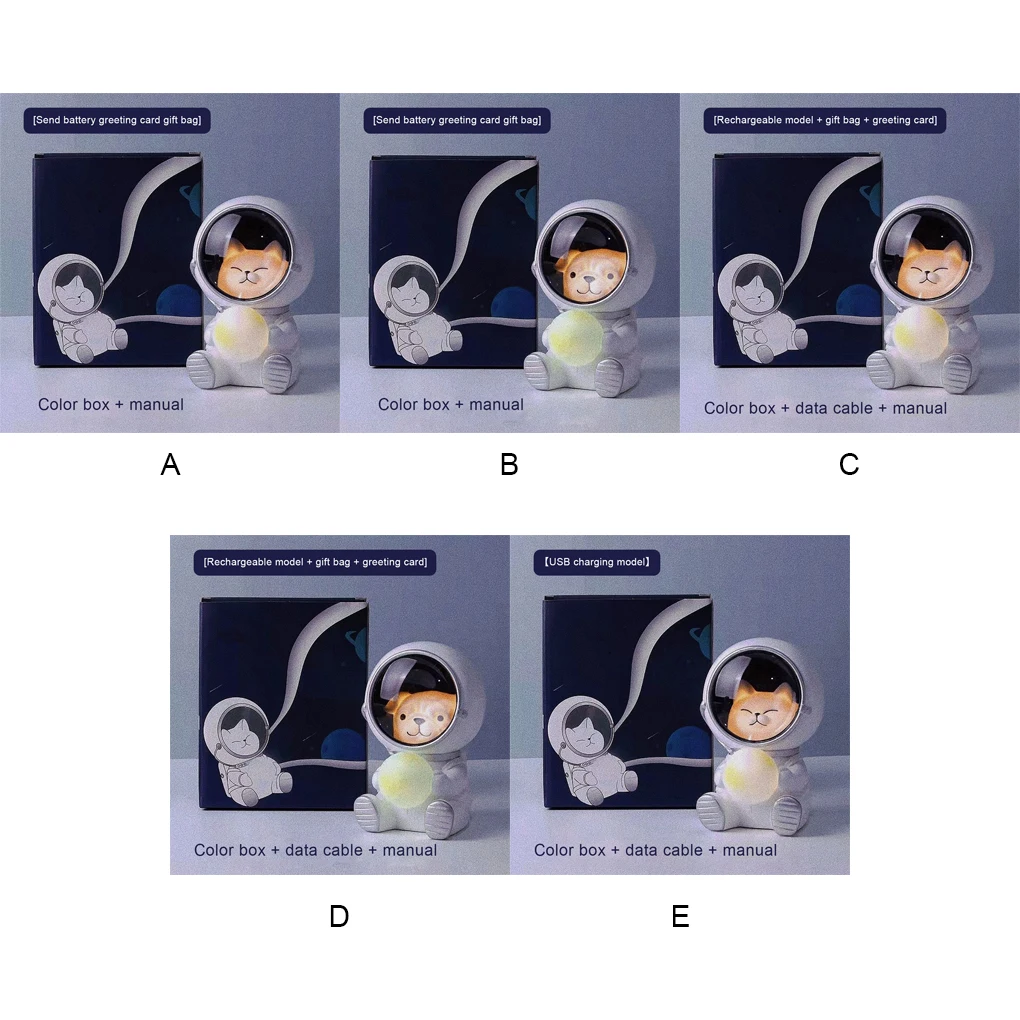 

Night Light Birthday Gift Desktop Lamp Multiple Shapes Battery-operation Girlfriend Household Decorations Home Supplies