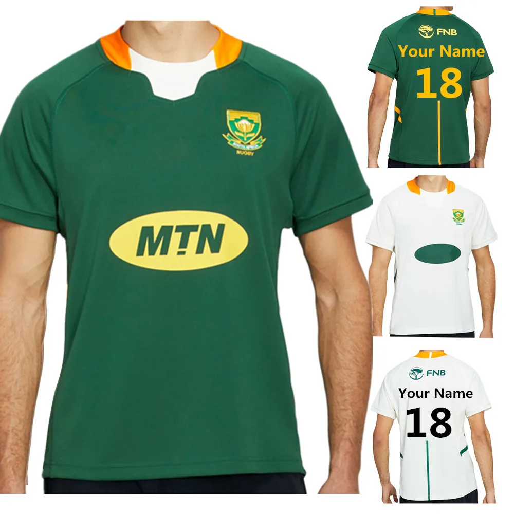 

2023 South Africa Rugby Jersey Home Training suit South Africa 100th Anniversary Edition t-shirt CRICKET shirt jerseys