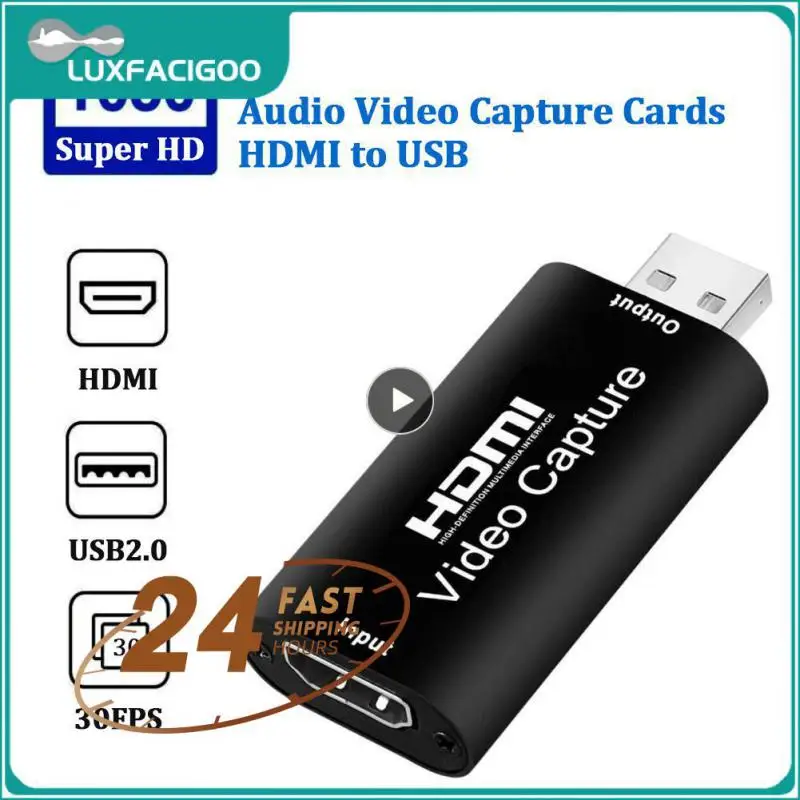 

1~8PCS Audio Video Capture Card 4K 1080P HDMI-compatible USB 3.0 Record to DSLR Camcorder Action Cam for Gaming Streaming