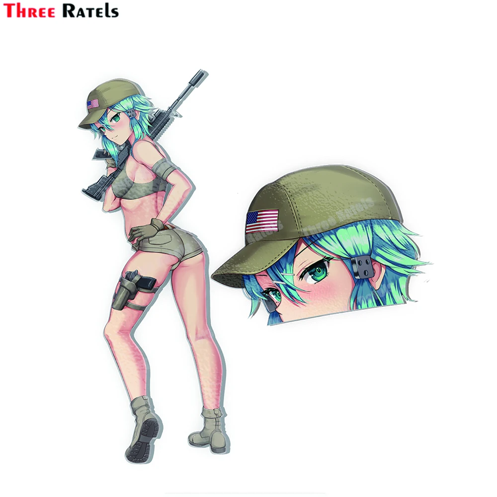 

Three Ratels D115 Fourth Of July Sinon Stickers And Decals Car External Decor Accessories