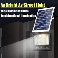 solar light outdoor lighting waterproof ip67 100w 500w led flood street lamp saving energy with remote control