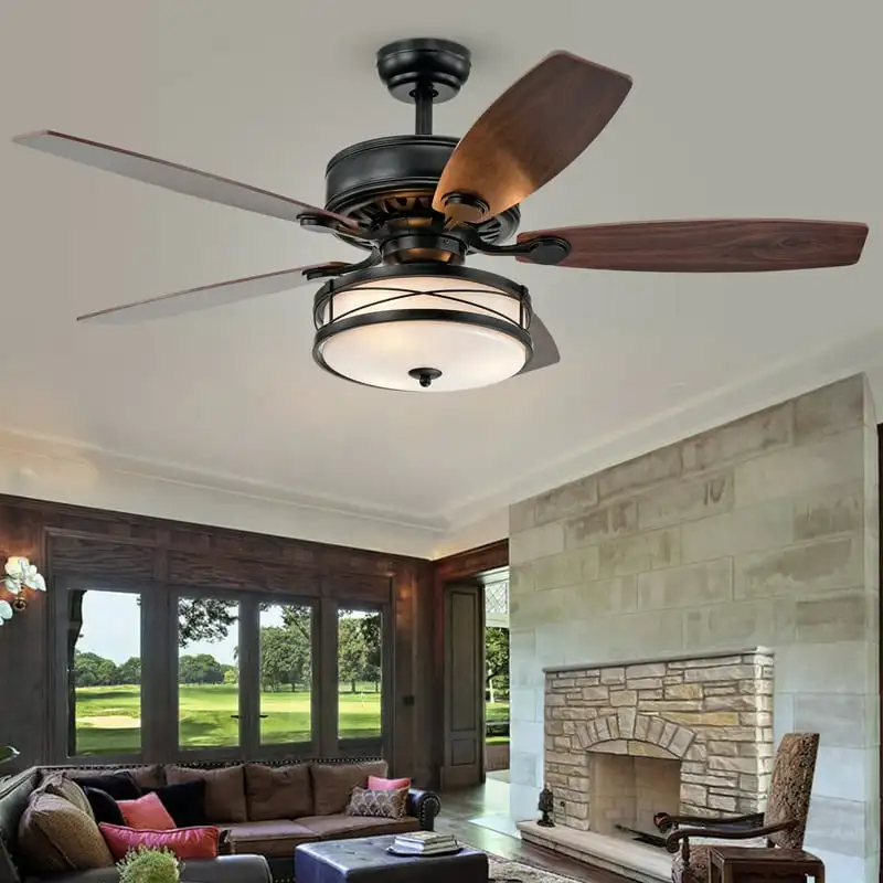 

Fen Matte Black 52-inch 5 Blade Ceiling Fan