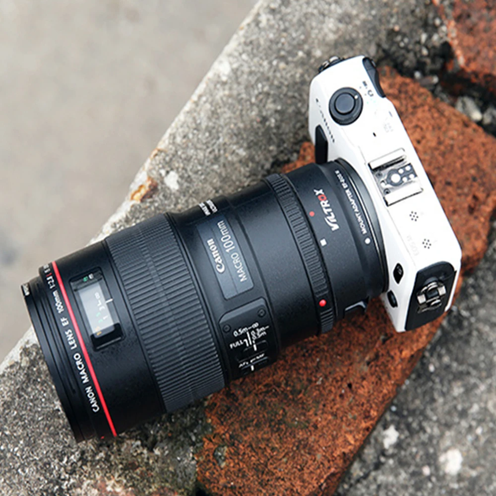 VILTROX EF-EOS M Canon EF Lens to Camera Переходное кольцо объектива с автофокусом Электронное для