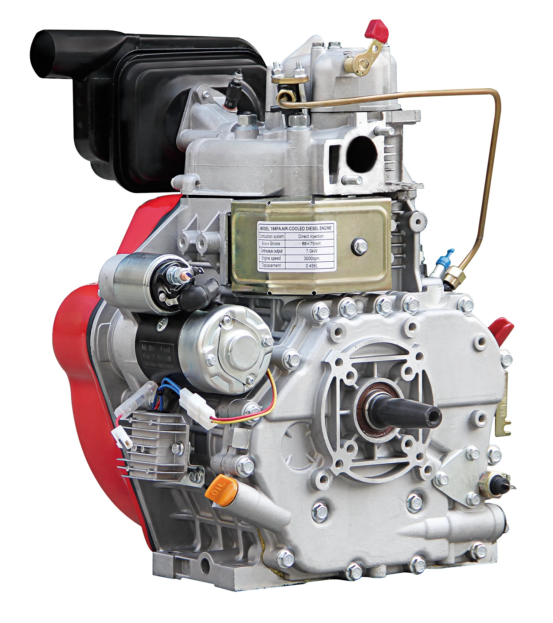 JAVarns 12h·p die-sel двигатель для двигателя генератора мощностью 6 кВт конический вал G3