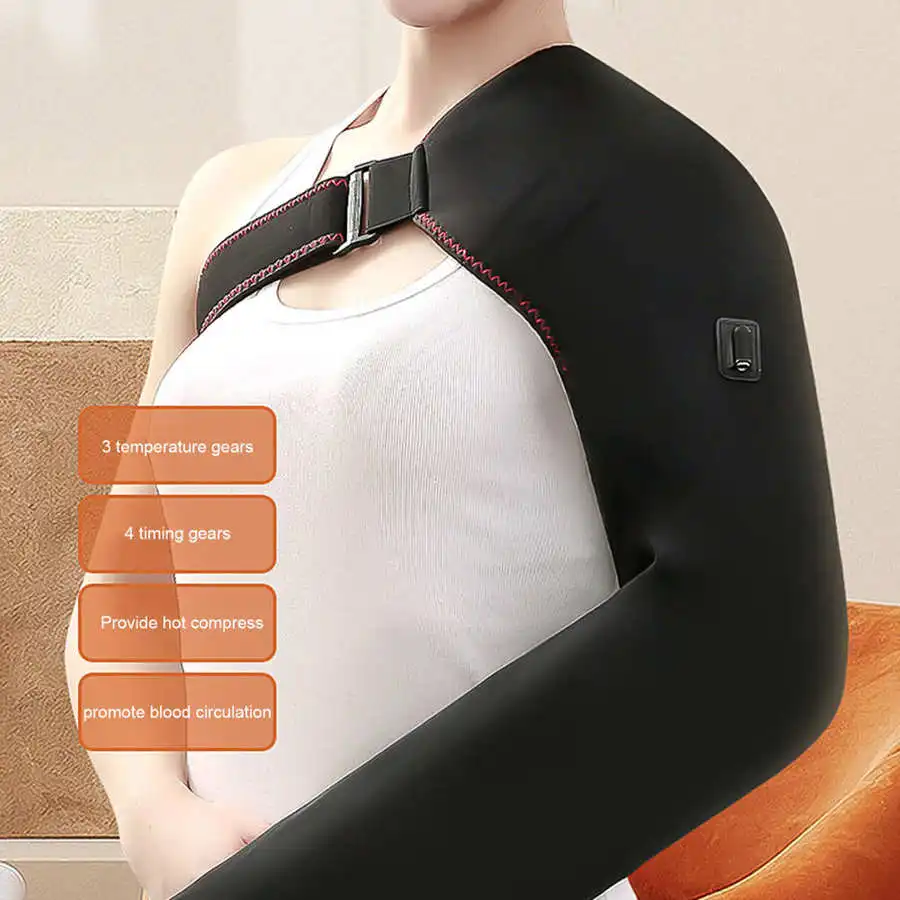 

Наплечная повязка из углеродного волокна с подогревом, греющийся плечевой фиксатор, 3 передачи, снимает боль, успокаивает и согревает мышцы