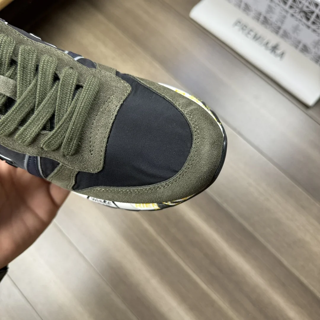 PREMIATA мужские нишевые замшевые сетчатые дышащие легкие кроссовки в стиле ретро