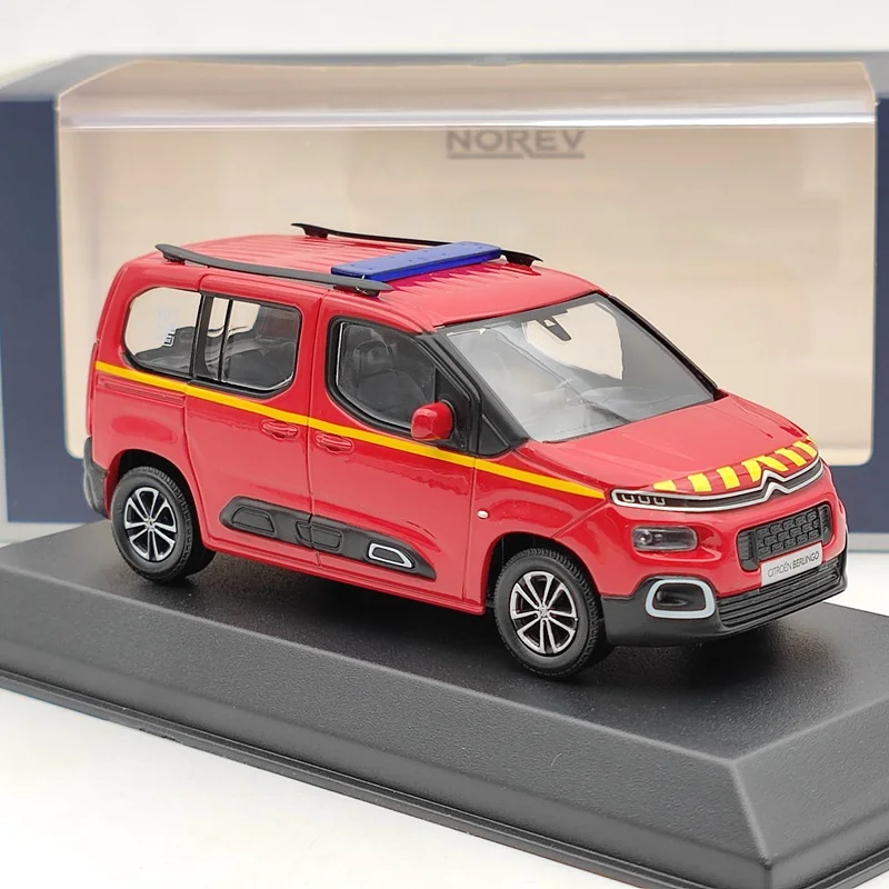 Фото Norev 1/43 2020 Citroen Berlingo пожарная машина, литые модели автомобилей, ограниченная серия №2