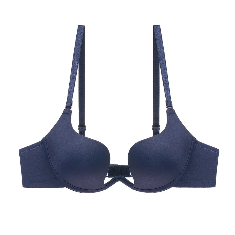 

Deep V Gathering Bra Invisible Halter Underwear Beautiful Back Bra U-Shaped Backless Bra push up bra underwear women bra
