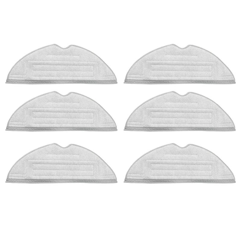 

Top Deals 6PCS Washable Replacement Mop Cloth Suitable For Xiaomi Roborock T7S Plus/G10/S7 Sweeping Robot Accessories