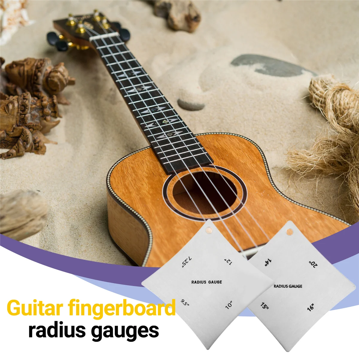 2 шт. грифельная доска для гитары подседельная гайка радиус датчик