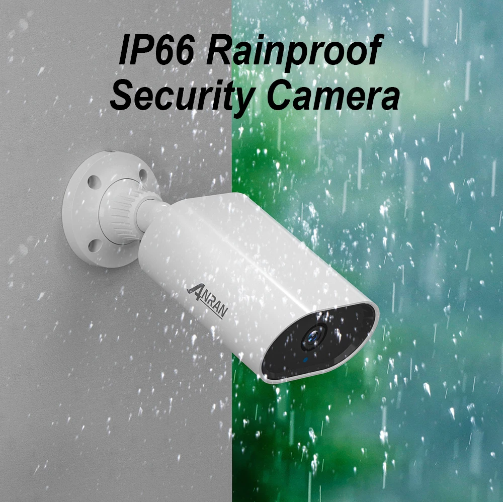 Цена ANRAN система видеонаблюдения POE 5MP система видеонаблюдения DVR рекордер H.265 + комплект наблюдения наружная Всепогодная система видеонаблюдени...