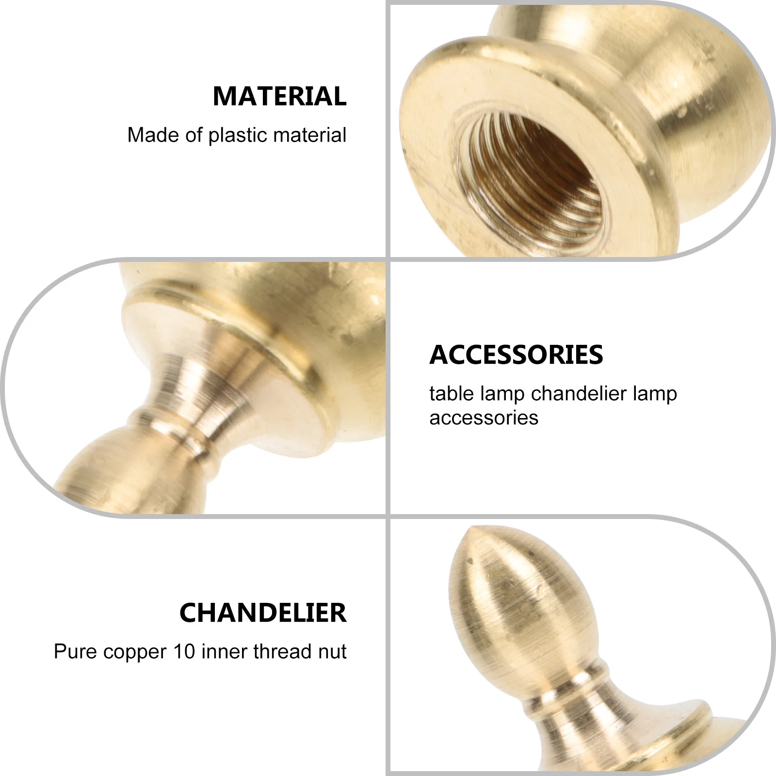 Простые лампы в форме короны европейском стиле фиксированная крышка медная